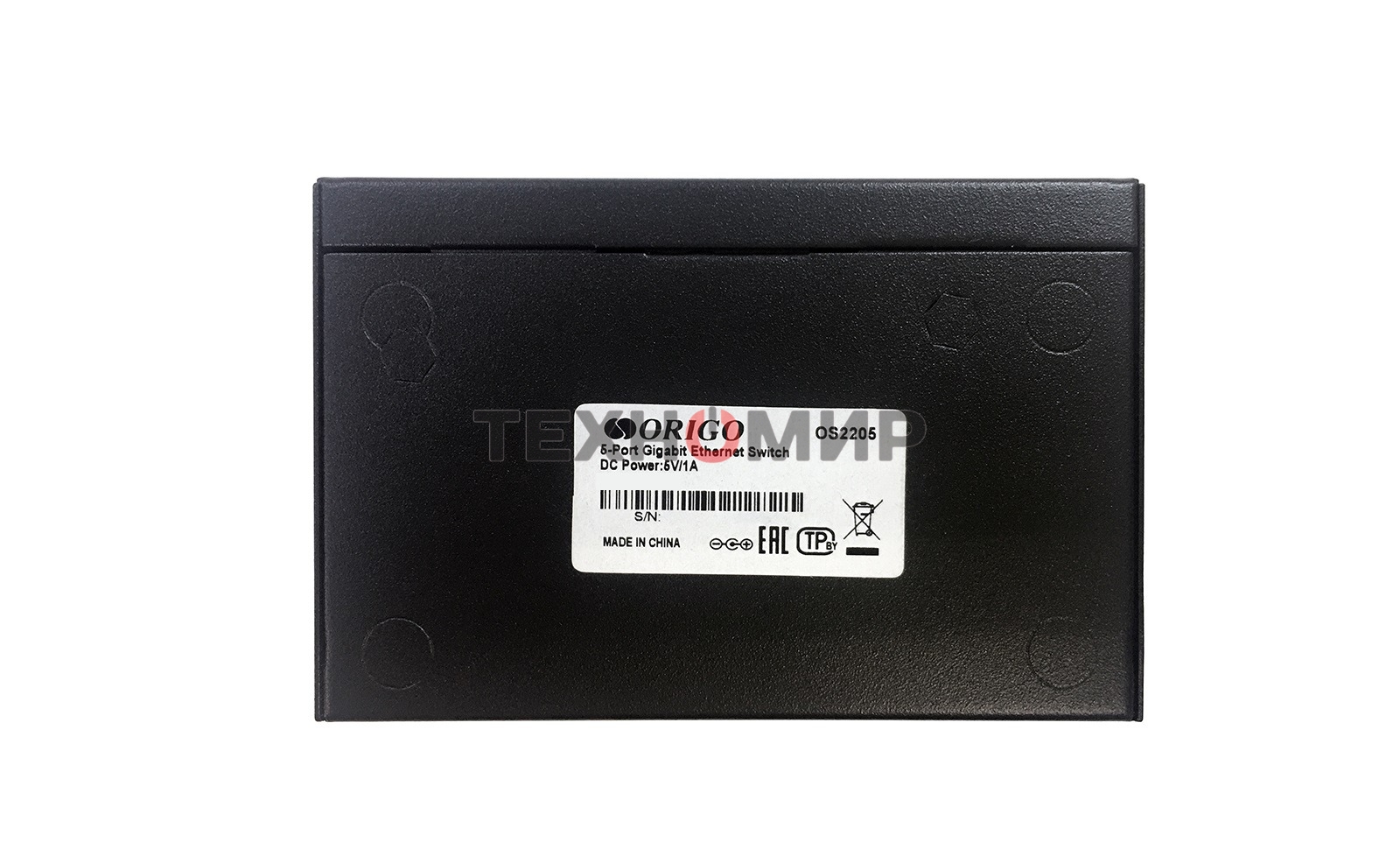 Коммутатор неуправляемый ORIGO OS2205/A2A 5x1000Base-T, корпус металл