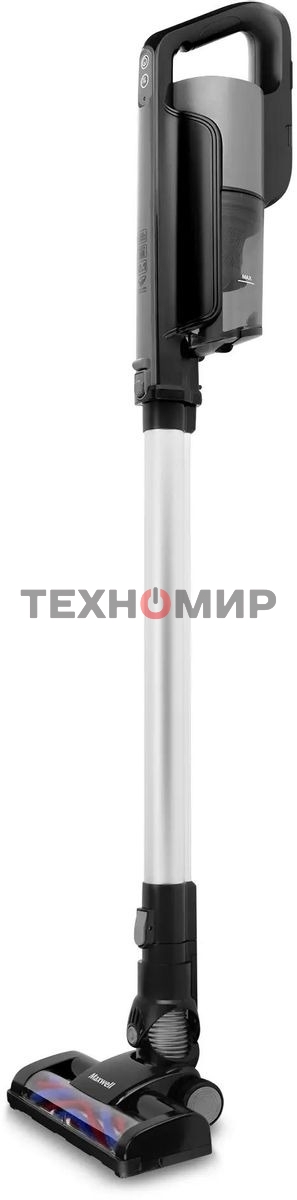 Пылесос вертикальный Maxwell MW-3247 черный, питание от аккумулятора, 120 Вт, уборка сухая, пылесборник 0.4 л, работа от АКБ max 35 мин