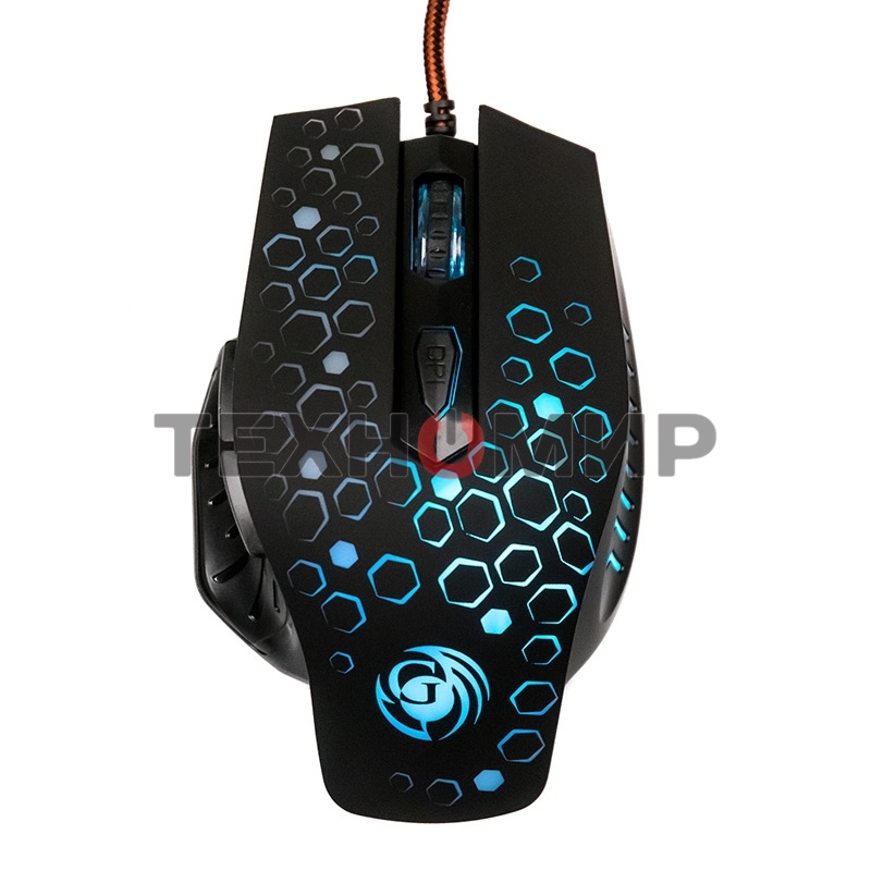 Мышь проводная Dialog Gan-Kata MGK-11U черный, 2400 dpi, USB, кнопки - 6