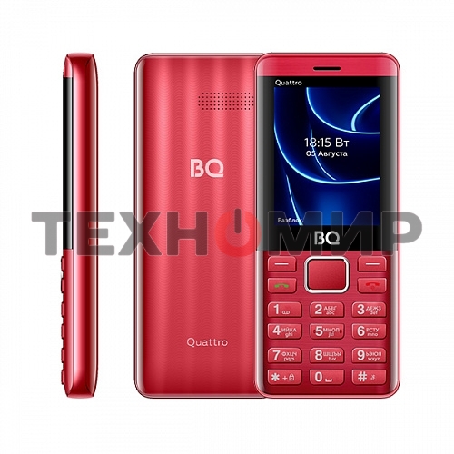 Мобильный телефон BQ 2453 Quattro красный