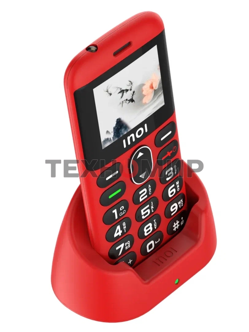 Мобильный телефон INOI 148 Senior 4G красный