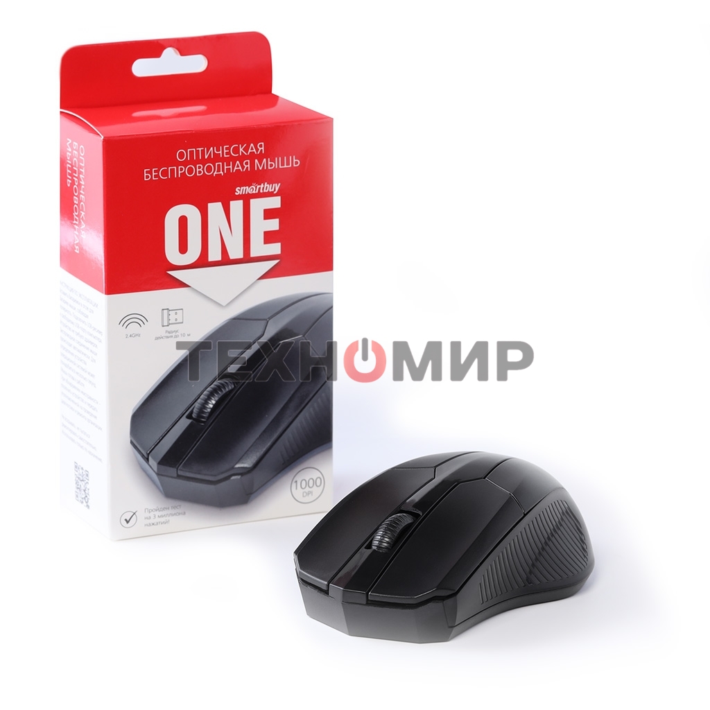 Мышь беспроводная Smartbuy (SBM-303AG-K) ONE 303AG-K черная