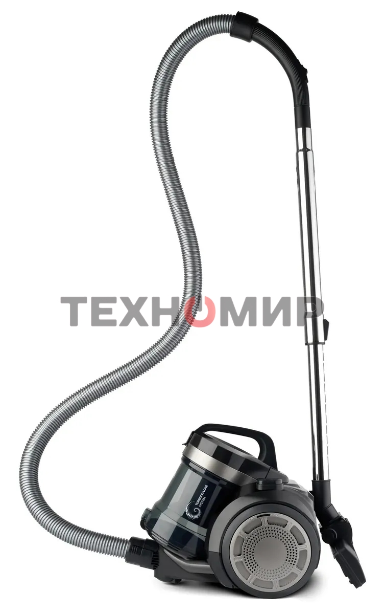 Пылесос Domfy DSB-VC502 черный, 350/2000 Вт, уборка сухая, пылесборник контейнер 2.5 л