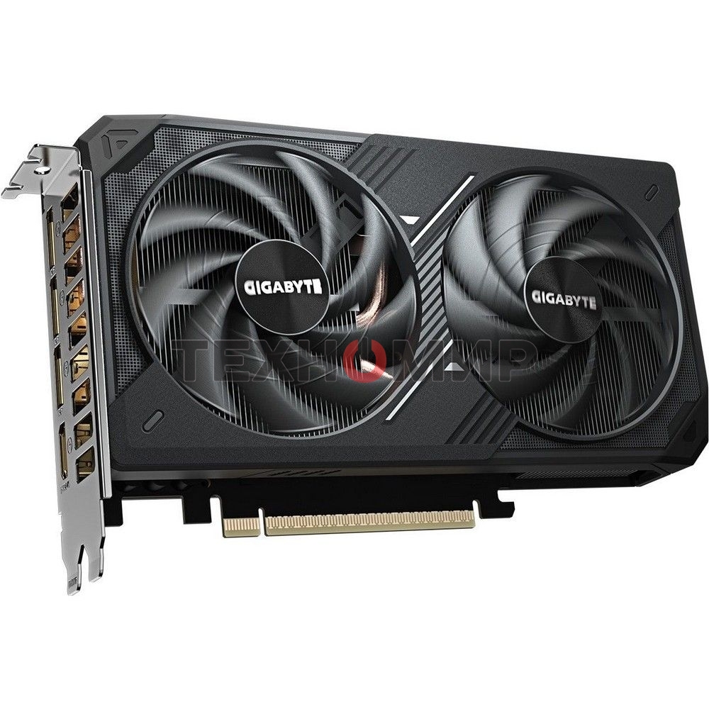 Видеокарта Gigabyte GeForce RTX 5060 Ti Windforce Max OC, NVIDIA RTX 5060 Ti, 8 ГБ GDDR7, 128 бит, PCI-e 5.0, 1xHDMI, 3xDP, 2587 МГц
