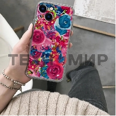 Чехол (клип-кейс) Gresso Air для Apple iPhone 13 прозрачный/рисунок gr17aaae9101