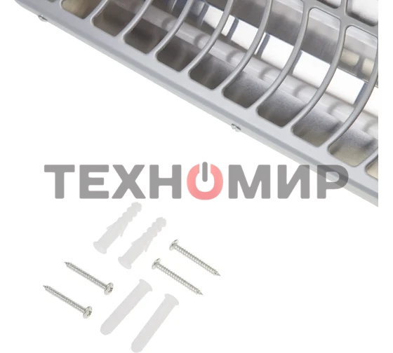 Обогреватель инфракрасный панельный Rexant серый, кварцевый, 1500 Вт, 20 м2, 3 режима обогрева