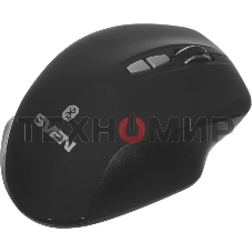 Мышь беспроводная SVEN RX-590SW черный, 1600 dpi, радиоканал, Bluetooth, USB, кнопки - 7