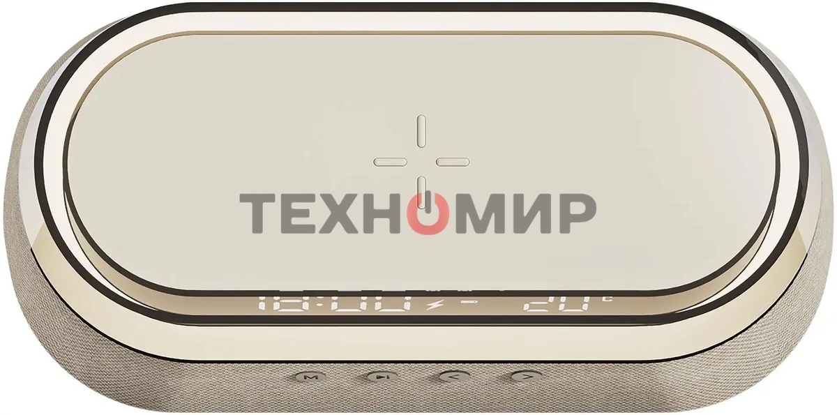 Портативная колонка BBK BTA1212 бежевый 10W 2.0 BT 10м 1800mAh