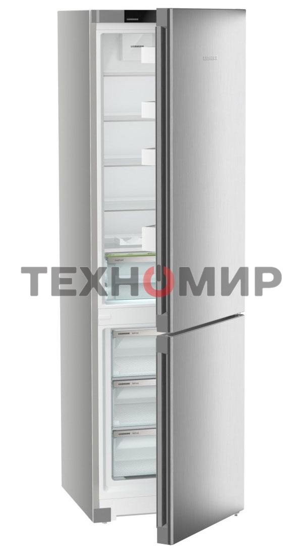 Холодильники Liebherr Pure CNsdc 5703-22 001 серебристый SmartSteel двухкамерный 266/94л морозилка снизу