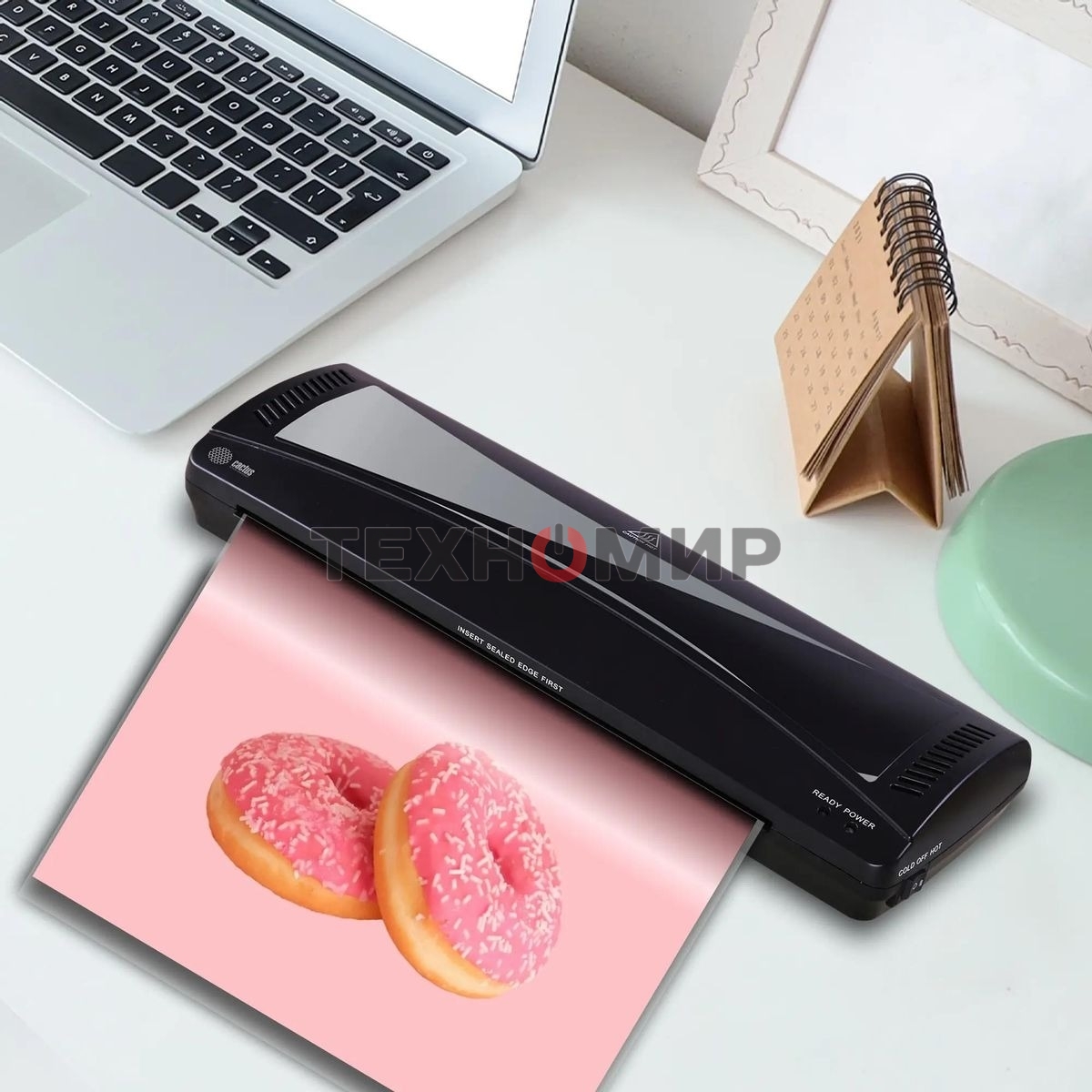 Ламинатор Cactus CS-LAB-M5 черный A3 (80-125мкм) 25 см/мин (2 вал.) хол. лам. лам. фото