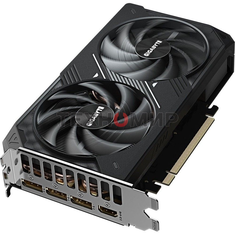 Видеокарта Gigabyte GeForce RTX 5060 Ti Windforce Max OC, NVIDIA RTX 5060 Ti, 8 ГБ GDDR7, 128 бит, PCI-e 5.0, 1xHDMI, 3xDP, 2587 МГц