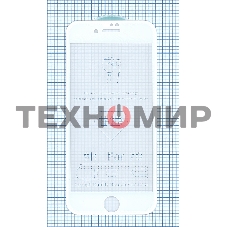 Защитное стекло 5D для Apple iPhone 7/8 белый