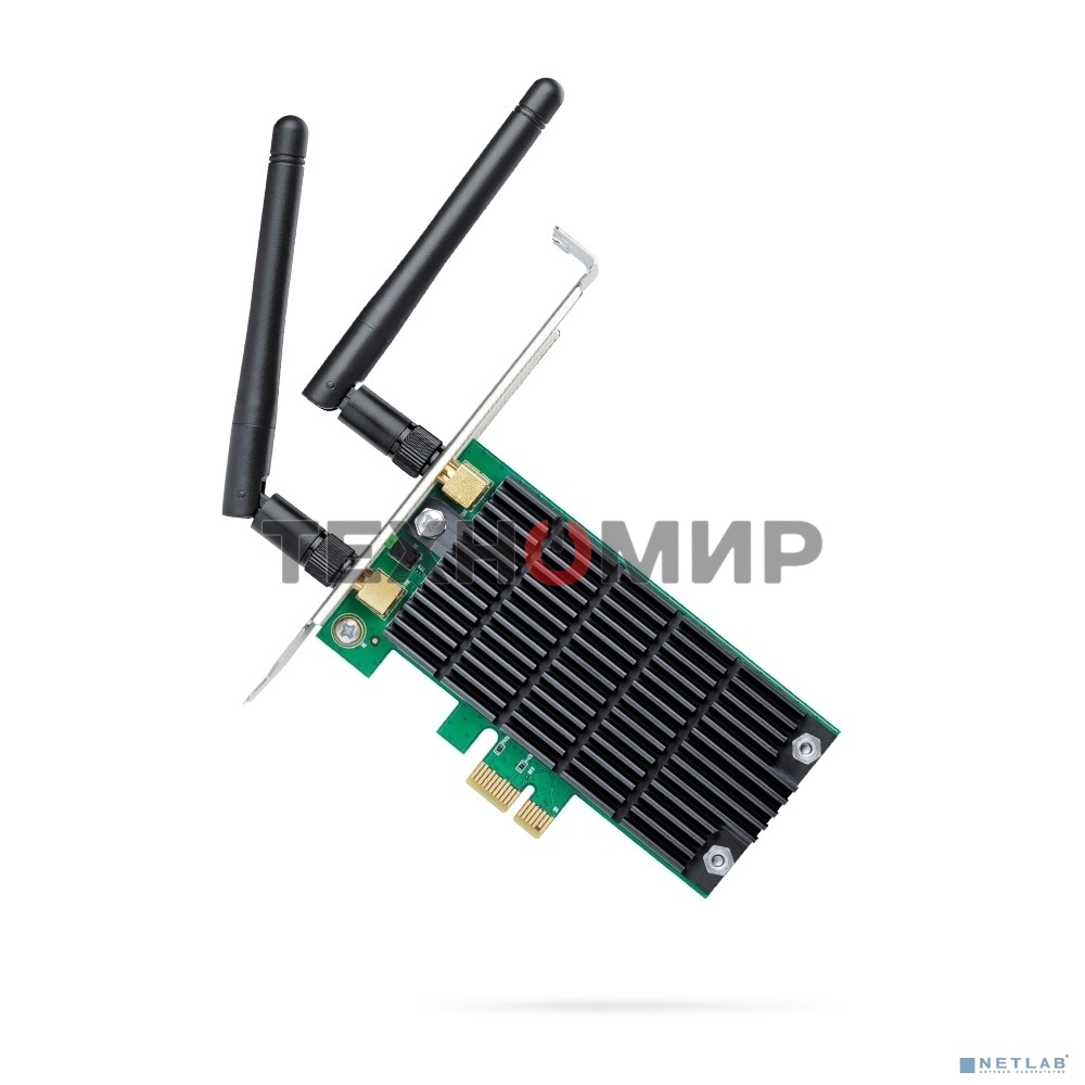 Адаптер TP-Link ARCHER T4E AC1200 Двухдиапазонный Wi-Fi адаптер PCI Express