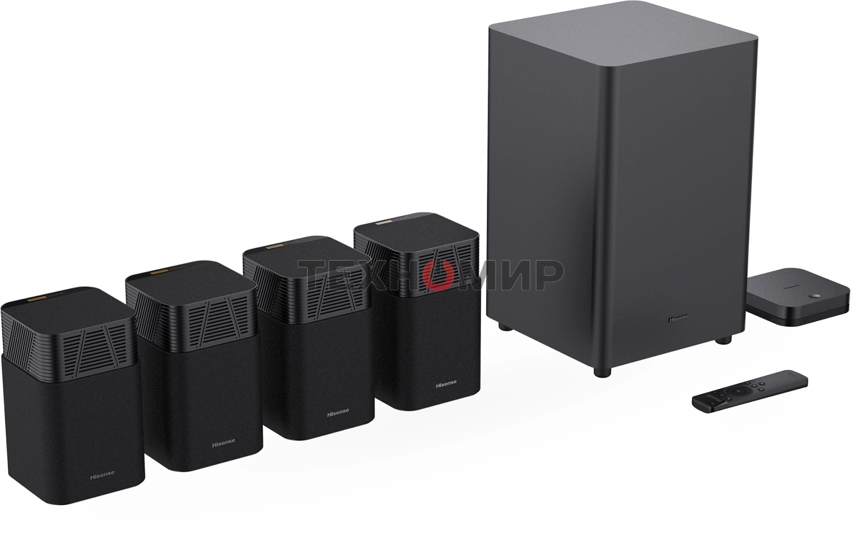 Саундбар Hisense HT SATURN 4.1.2 720Вт+240Вт черный