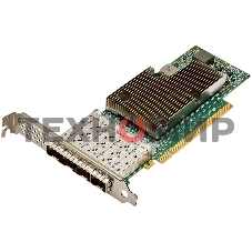 Сетевая карта NetXtreme P425G (BCM957504-P425G) SGL 4x25GbE (25/10GbE), PCIe 4.0 x16, SFP28, BCM57504, NIC Adapter