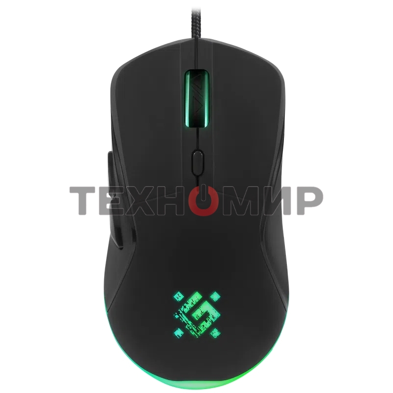 Мышь проводная Defender Arga GM-049 черный, 3600 dpi, USB, кнопки - 6
