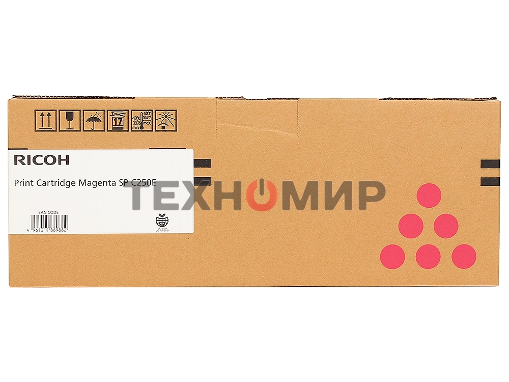 Картридж лазерный Ricoh тип SPC250E малиновый для SP C250DN/C250SF 1600 отп.