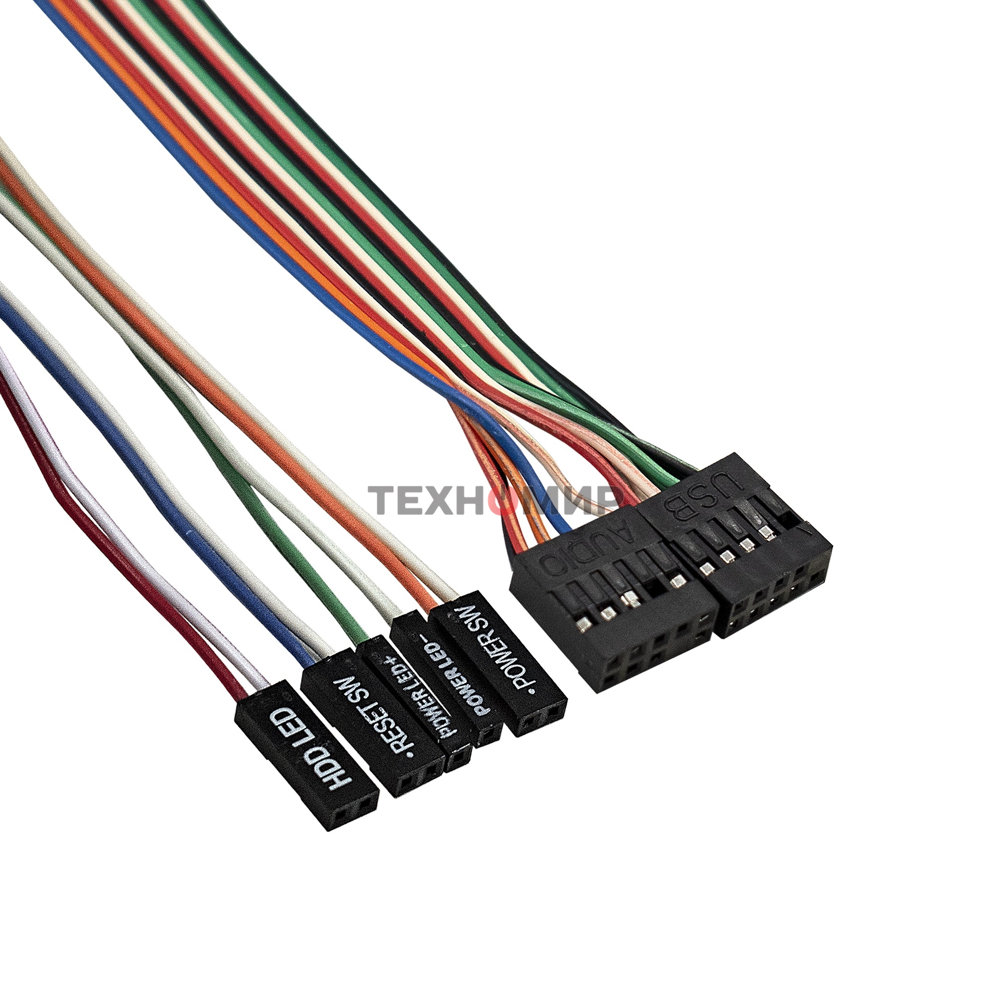 Компьютерный корпус Miditower ExeGate CP-604 Black, ATX, (без БП), 2хUSB, Audio