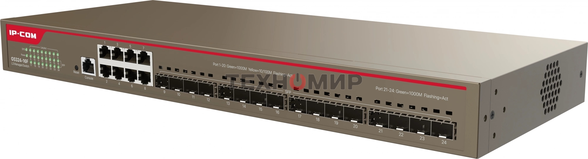 Коммутатор 8PORT 16SFP G5324-16F IP-COM