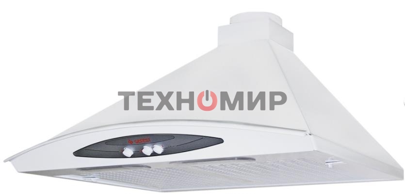 Вытяжка каминная Gefest ВВ 1 белый, 60 см, 180 куб. м/ч, 64 дБ