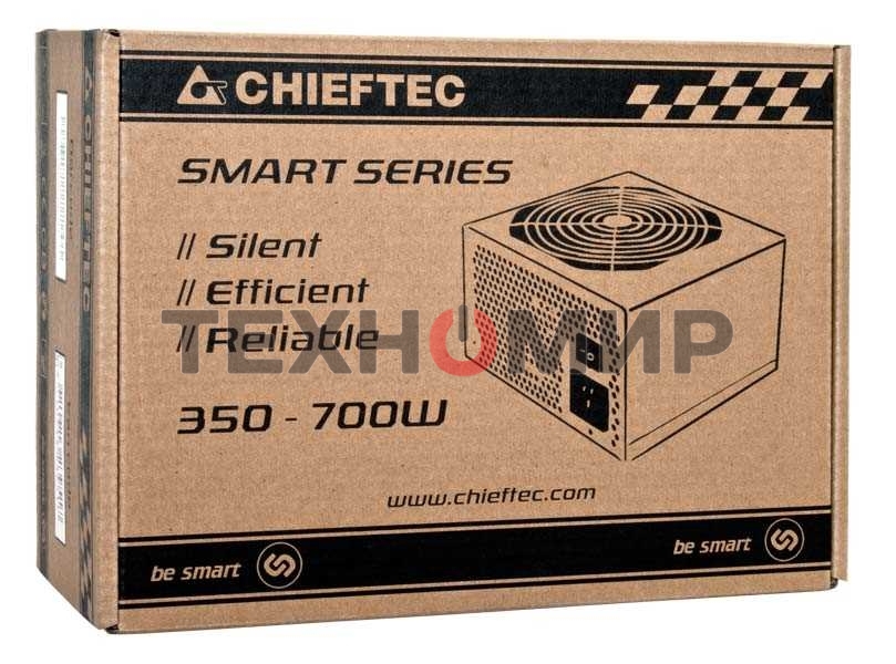 Блок питания Chieftec GPS-700A8, 700Вт, 80 PLUS, 120мм, черный