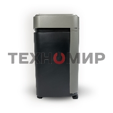 Шредер Heleos АП23-5 серый/серебристый с автоподачей (секр.P-5) фрагменты 145лист. 23лтр. скрепки скобы пл.карты