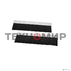 Комплект щеточного ввода в шкаф, универсальный, черный