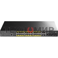 Коммутатор Cudy GS2028PS4-400W 24-Port Layer 2 Managed Gigabit PoE+ Switch with 4 Gigabit Combo Ports, 400W
