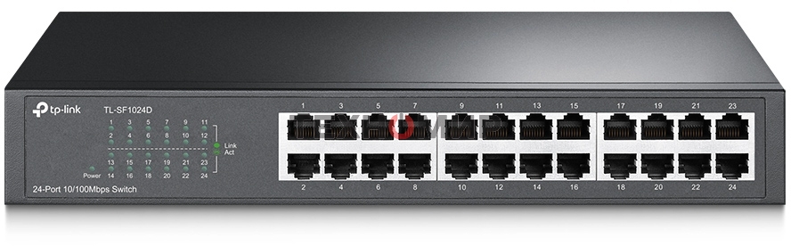 Коммутатор TP-Link SMB TL-SF1024D Коммутатор 24-port 10/100M Switch