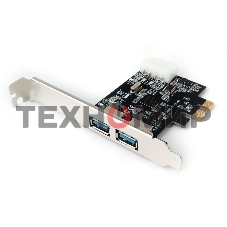 Контроллер USB Gembird SPCR-01, в PCI, порты: 2 внешн. USB 3.0
