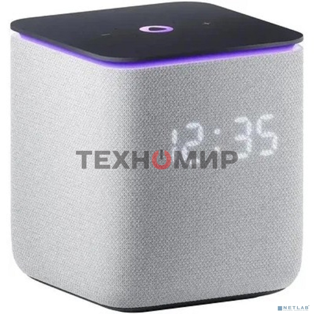 Умная колонка Яндекс Станция Миди, ZigBee, 24Вт, с голосовым ассистентом Алиса на YaGPT, серый