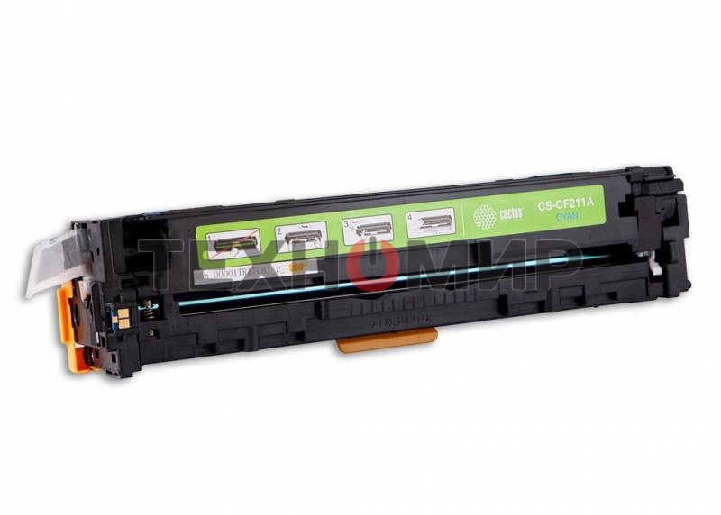 Картридж лазерный Cactus CS-CF211A голубой (1800 стр.) для HP LaserJet Pro 200 M251/M276