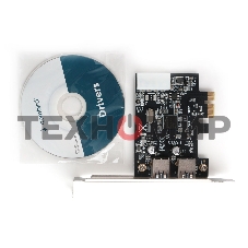Контроллер USB Gembird SPCR-01, в PCI, порты: 2 внешн. USB 3.0