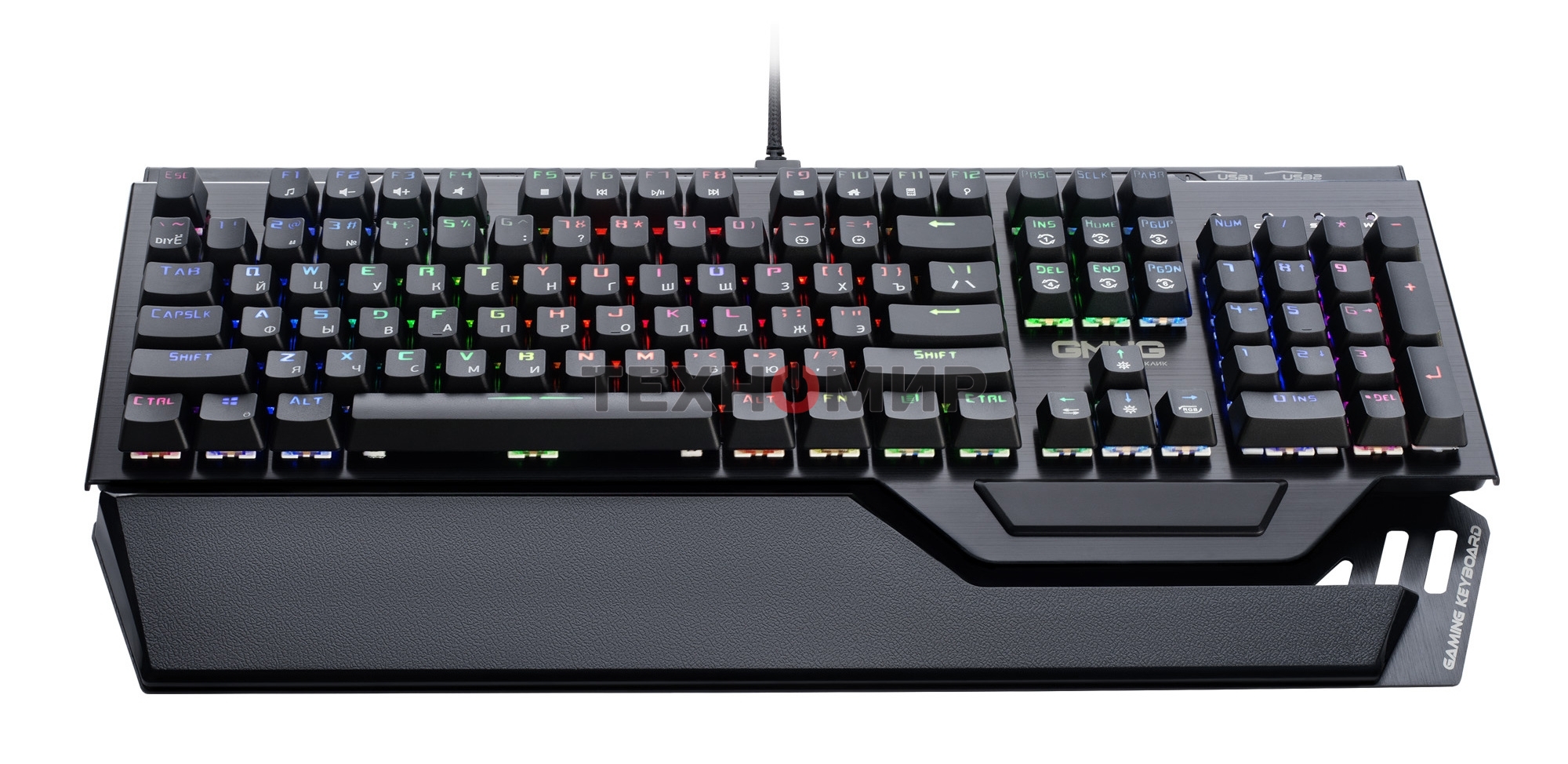 Клавиатура GMNG 985GK проводная, USB Type-A, чёрный