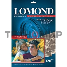 Бумага Lomond 1101305 A4/170г/м2/20л./белый полуглянцевое для струйной печати