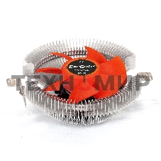 Кулер для процессора ExeGate EE80-PWM серебристый/красный, 90 мм, алюминий, 2400 об/мин, 24 дБ, 4 pin, 65 Вт, 50 мм