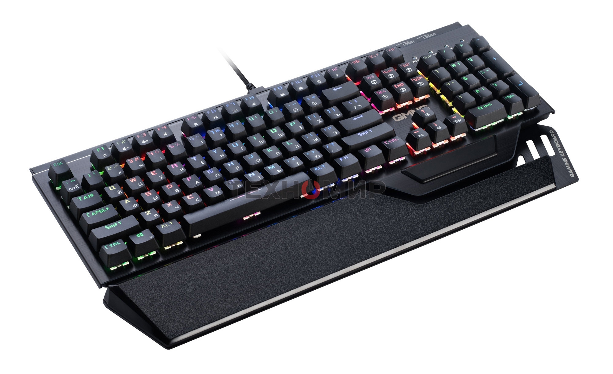 Клавиатура GMNG 985GK проводная, USB Type-A, чёрный