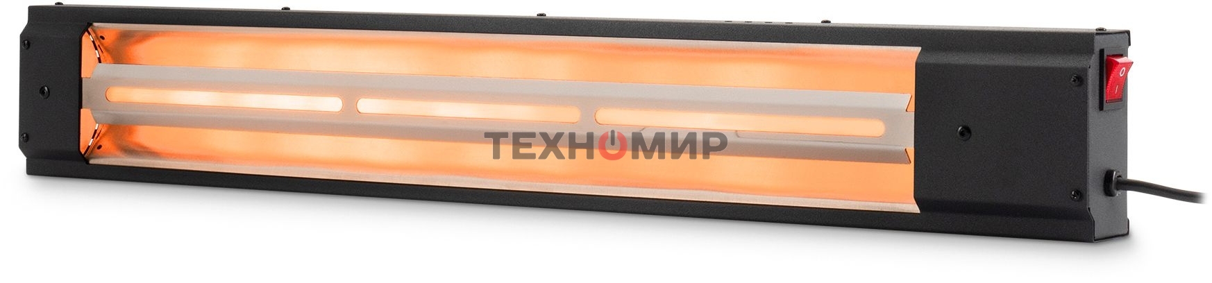 Обогреватель инфракрасный Starwind SHIRC-1020, черный, кварцевый, 2000 Вт, 25 м2