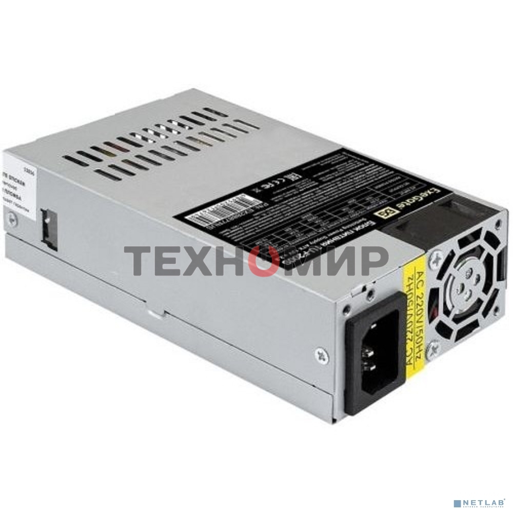 Блок питания ExeGate 1U-F200S (EX288877RUS), 200Вт, 40мм, серый