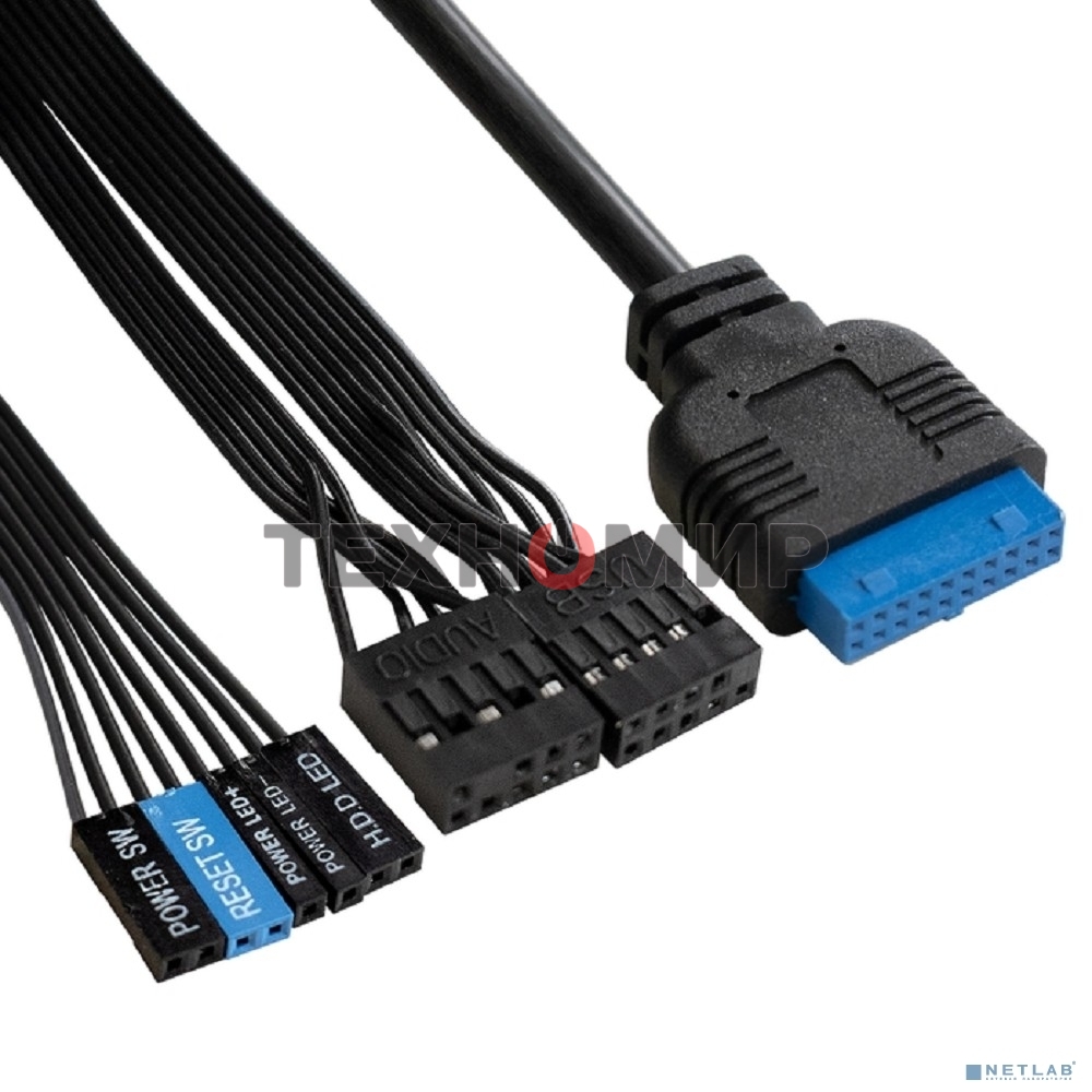 Корпус Exegate EX277435RUS Minitower MA-371X Black, mATX UN400, 120мм 2*USB+2*USB3.0, Audio