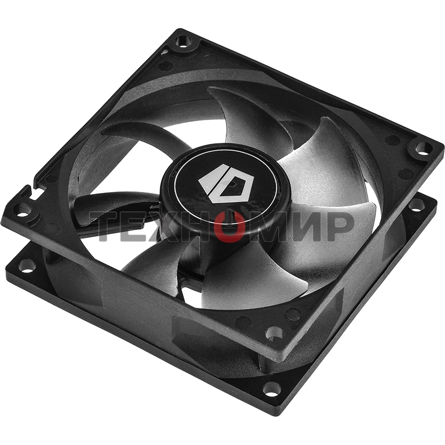 Вентилятор для корпуса ID-Cooling NO-8025-SD черный, 80 мм, 2000 об/мин, 21 дБ, 3 pin