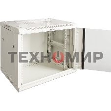 Шкаф настенный серии Pro, 15U 600x600, стеклянная дверь