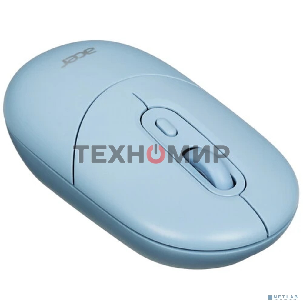 Мышь беспроводная Acer OMR301 синий, 1600 dpi, радиоканал, Bluetooth, USB, кнопки - 4