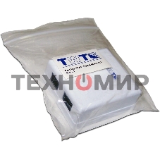 Настенная розетка, 2 порта RJ-45 категории 6, UTP, белая