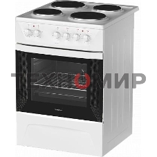Плита электрическая Darina 1D EM 141 404 W белый/черный, конфорок 4 шт, духовка 50 л, 60 см x 85 см x 60 см