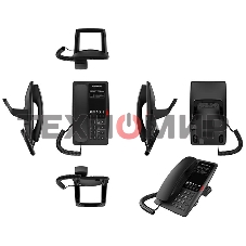 Гостиничный IP-телефон Fanvil H4W WIFI Hotel Phone 2 SIP Lines 1 USB Port for phone charging 5 Soft keys prograммable service hotline 2.4GHz&5GHz,Wi-Fi 6 PoE HD Voice PSU
