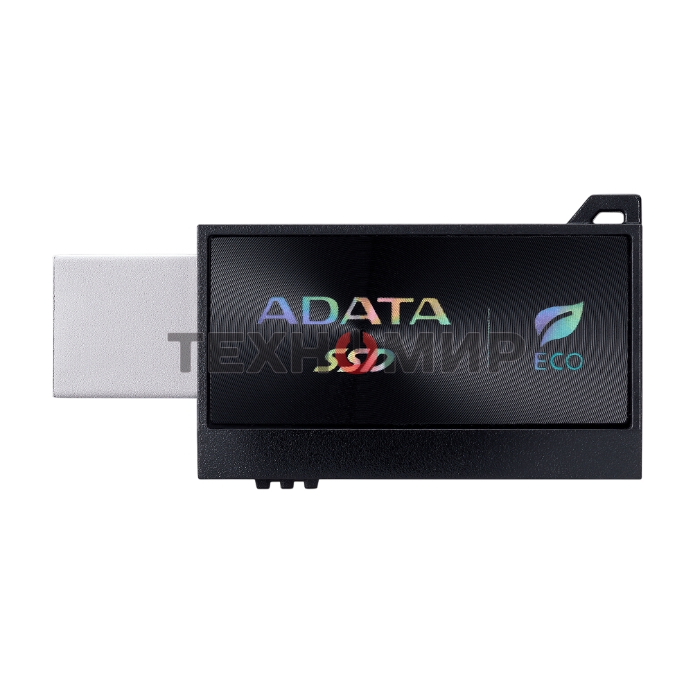 Внешний SSD ADATA SC730, 1TB, USB 3.2 Gen 2 Type-A/Type-C, R/W 600/600, черный