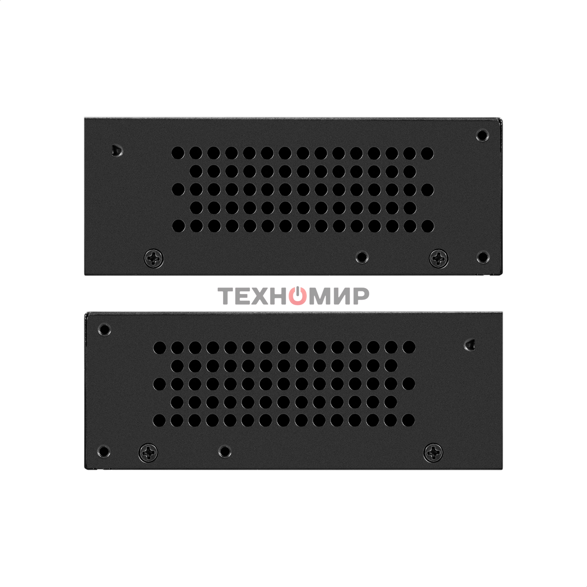 Коммутатор неуправляемый ExeGate EDES-1010D.8PoE-96W (10-портовый UTP 10/100 Base-Tx: 8 портов IEEE 802.3af (PoE), мощность PoE: 25W, суммарно 96W, 2 порта RJ45 uplink, настенный/настольный, металлический корпус)