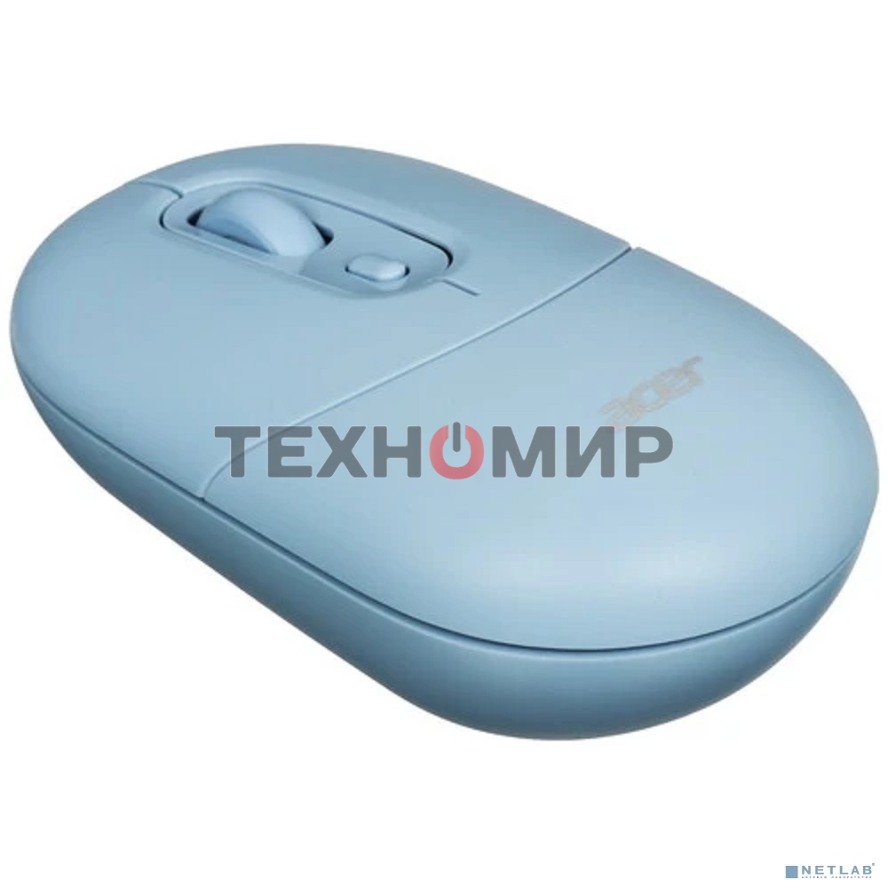 Мышь беспроводная Acer OMR301 синий, 1600 dpi, радиоканал, Bluetooth, USB, кнопки - 4