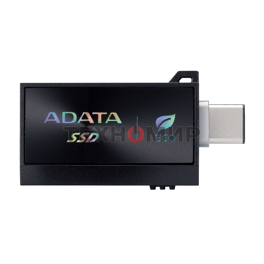 Внешний SSD ADATA SC730, 1TB, USB 3.2 Gen 2 Type-A/Type-C, R/W 600/600, черный